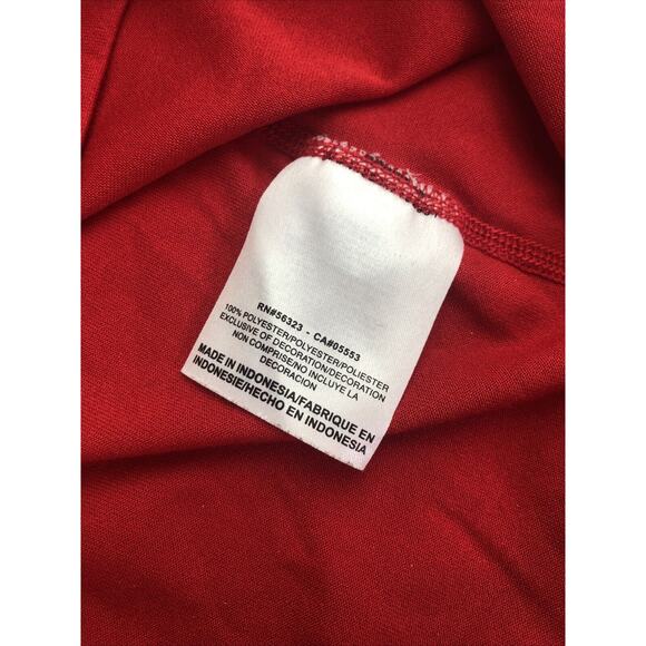 Nike Ohio State Buckeyes Men's Shirt XL Dri Fit Short Sleeve Red OSU Football - Picture 6 of 10